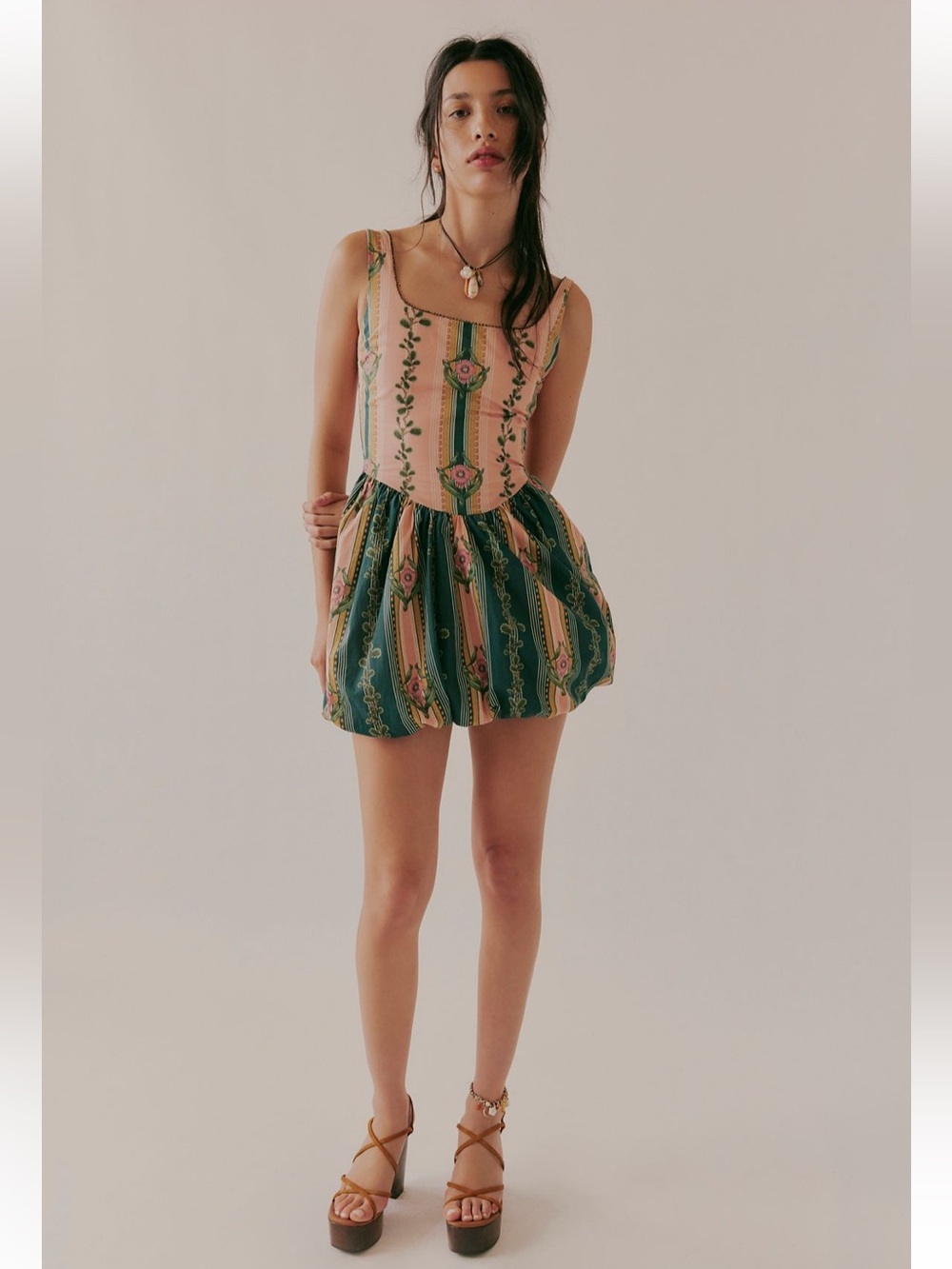 Agua Bendita Mika Mini Dress in Multicolor